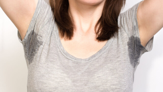 Økt svette mensen Økt svette mensen