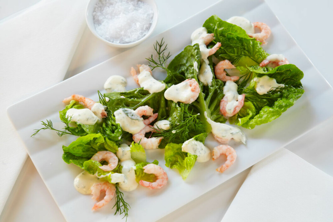 Enkel rekesalat Foto: Synøve Dreyer Enkel rekesalat Foto: Synøve Dreyer