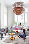 Lampen alle snakker om kongle lampe i tre