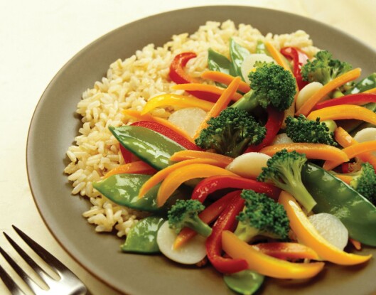 <strong>SMART MIDDAG:</strong> En wok til middag er en enkel måte å få inn masse grønt i kosten. Foto: PantherMedia <strong>SMART MIDDAG:</strong> En wok til middag er en enkel måte å få inn masse grønt i kosten. Foto: PantherMedia