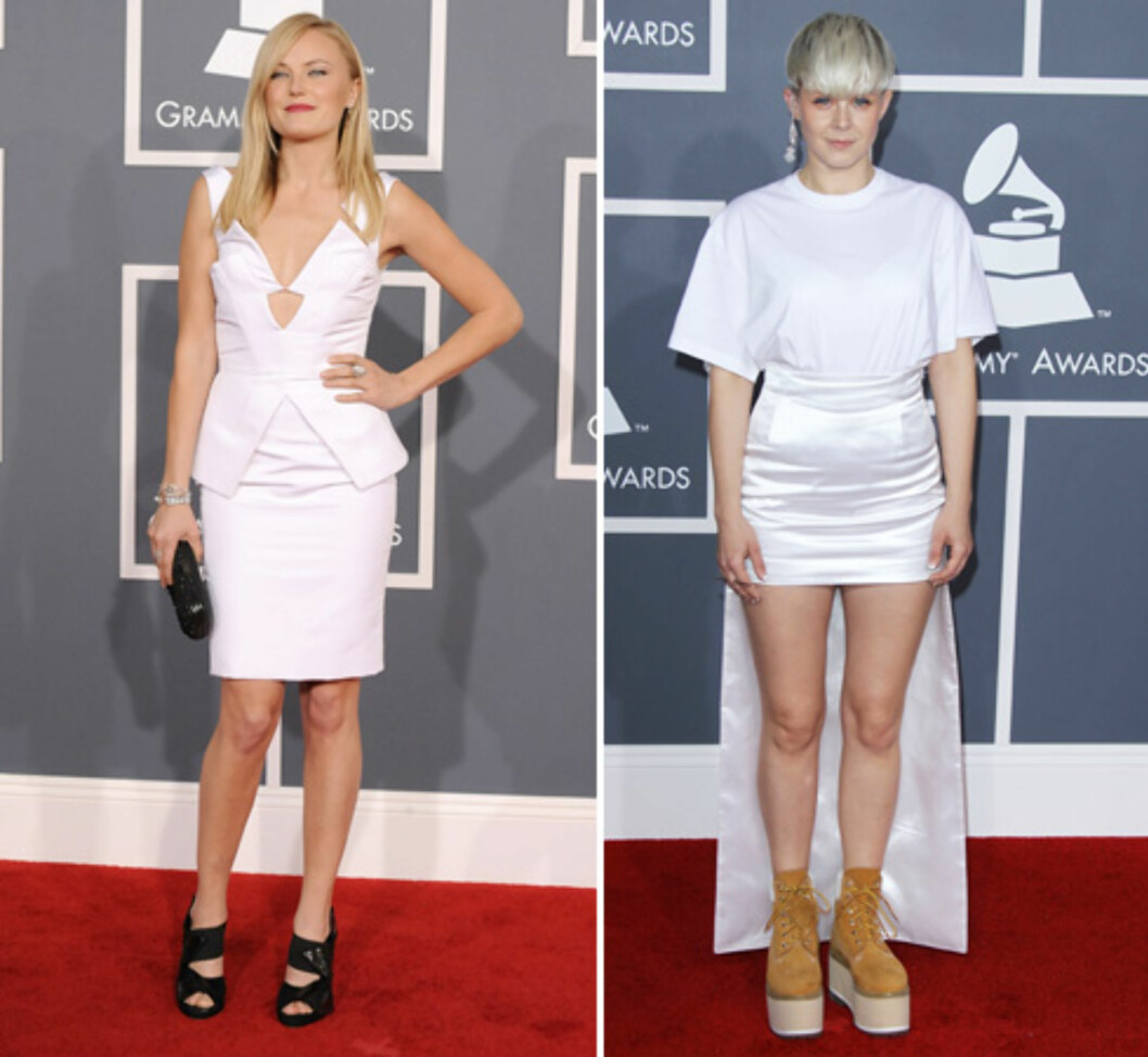 <strong>SVENSKER I HVITT:</strong> Malin Åkerman og Robyn. Foto: All Over Press <strong>SVENSKER I HVITT:</strong> Malin Åkerman og Robyn. Foto: All Over Press