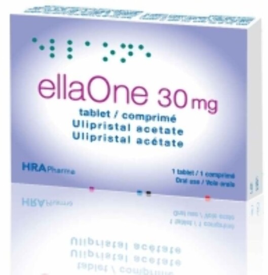 RESEPTBELAGT: I dag må du ha resept fra lege for å få kjøpe Ellaone. Foto: HRA Pharma Norge RESEPTBELAGT: I dag må du ha resept fra lege for å få kjøpe Ellaone. Foto: HRA Pharma Norge