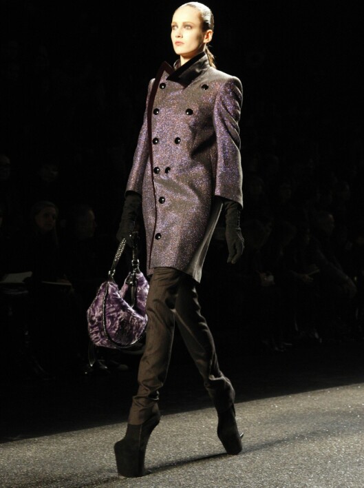 Her er skoene fra Nina Ricci, som nylig ble vist på Paris Fashion Week. Foto: All Over Press Her er skoene fra Nina Ricci, som nylig ble vist på Paris Fashion Week. Foto: All Over Press