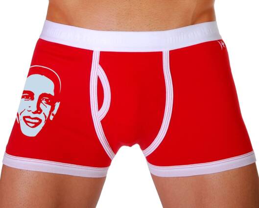 Obama-truse i rødt. Foto: All Over Press Obama-truse i rødt. Foto: All Over Press