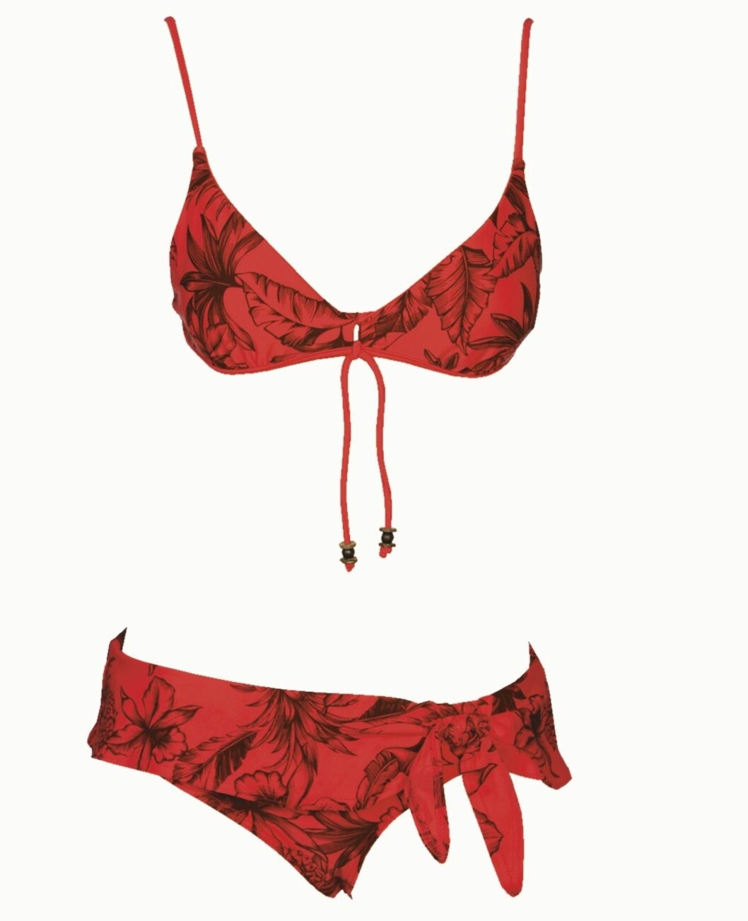 TROPICANA: Bikini med liten rysjekant (kr 950, Seafolly). TROPICANA: Bikini med liten rysjekant (kr 950, Seafolly).