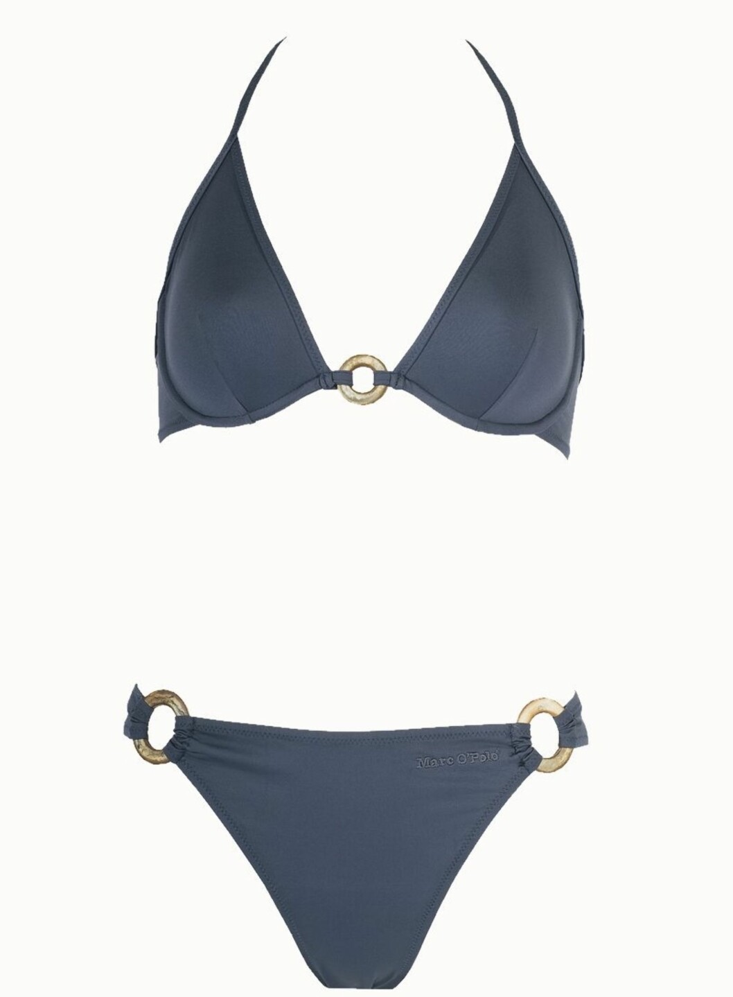 I DUS BLÅ: Bikini i polyamid og elastan (kr 550, Marc OPolo). I DUS BLÅ: Bikini i polyamid og elastan (kr 550, Marc OPolo).