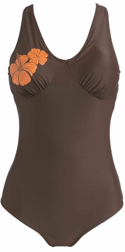 Ensfarget med oransje blomst (kr 250, H&M). Ensfarget med oransje blomst (kr 250, H&M).