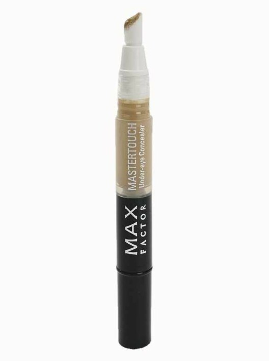 Skjuler ujevnheter:Max Factor Mastertouch Undereye Concealer har en passe dekkende konsistens og lysner opp mørke områder (kr 90). Skjuler ujevnheter:Max Factor Mastertouch Undereye Concealer har en passe dekkende konsistens og lysner opp mørke områder (kr 90).