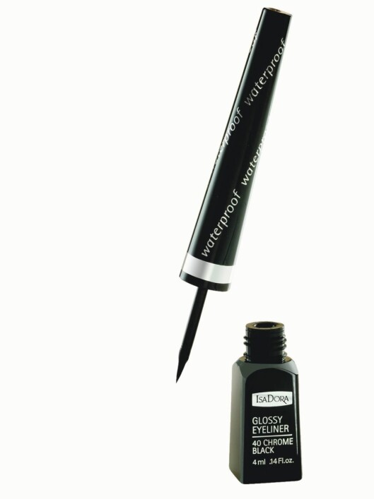 Ny eyeliner?IsaDora Glossy Eyeliner i svart er vannfast og presis (kr 99). Ny eyeliner?IsaDora Glossy Eyeliner i svart er vannfast og presis (kr 99).