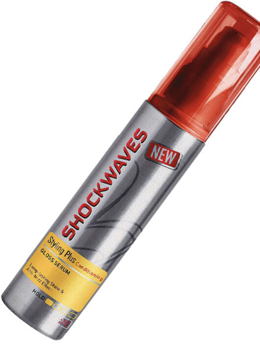 Styling og glansDet er ingen grunn til å velge uttørrende stylingprodukter når mange hårprodukter både pleier og pynter. Shockwaves' nye Gloss Serum gjør håret glansfullt og mindre elektrisk (kr 55). Styling og glansDet er ingen grunn til å velge uttørrende stylingprodukter når mange hårprodukter både pleier og pynter. Shockwaves' nye Gloss Serum gjør håret glansfullt og mindre elektrisk (kr 55).