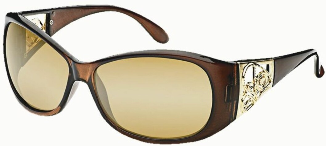 Elegant solbrille med detaljer på stangen (kr 80, KappAhl). Elegant solbrille med detaljer på stangen (kr 80, KappAhl).
