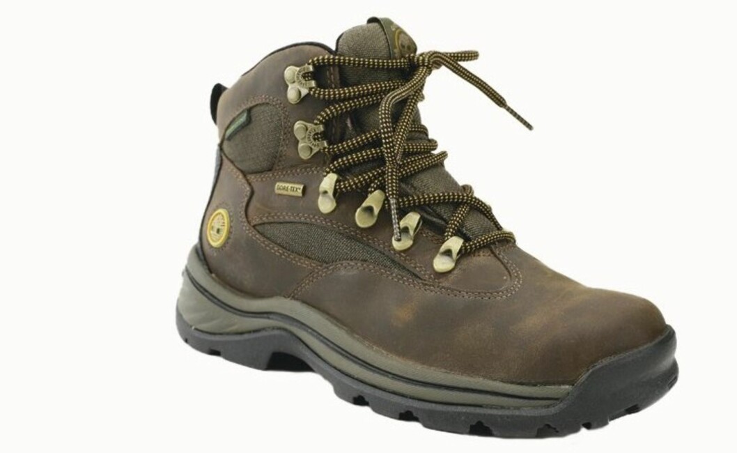 Gore-tex-fjellsko fra Timberland (kr 1300). Gore-tex-fjellsko fra Timberland (kr 1300).