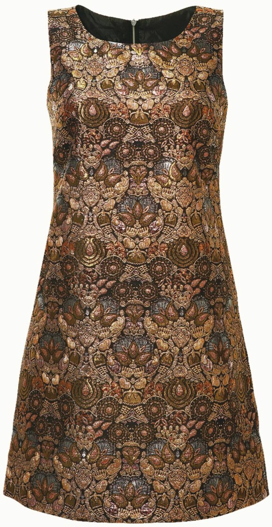 Brokadekjole (kr 300, H&M). Brokadekjole (kr 300, H&M).