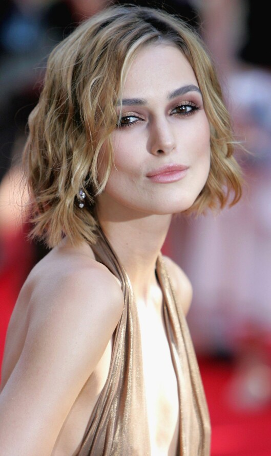 Skuespiller Keira Knightleys bryn gir henne et markert uttrykk. Skuespiller Keira Knightleys bryn gir henne et markert uttrykk.