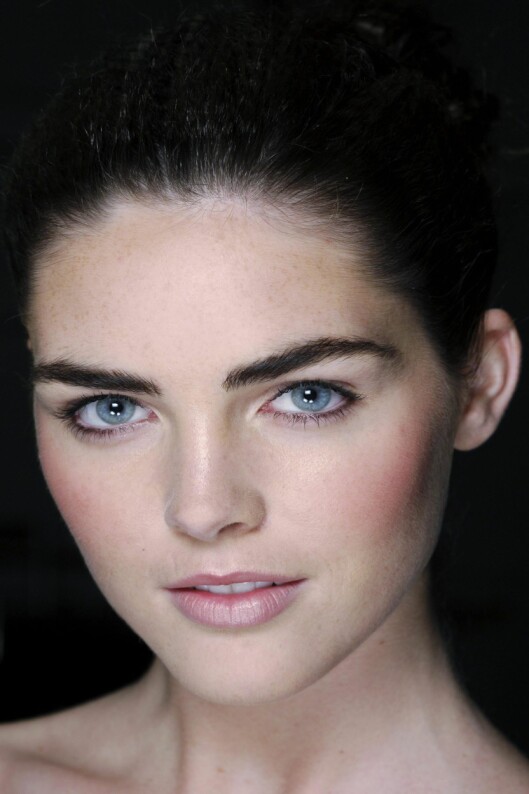 Modell backstage hos designer Michael Kors. Modell backstage hos designer Michael Kors.