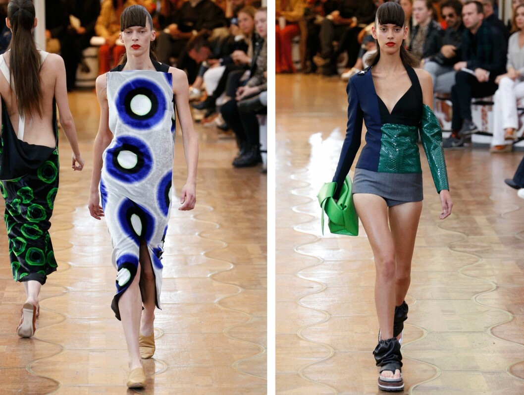 ACNE STUDIOS: Det svenske merket presenterer sin vår/sommer-kolleksjon for 2016. Foto: Scanpix ACNE STUDIOS: Det svenske merket presenterer sin vår/sommer-kolleksjon for 2016. Foto: Scanpix
