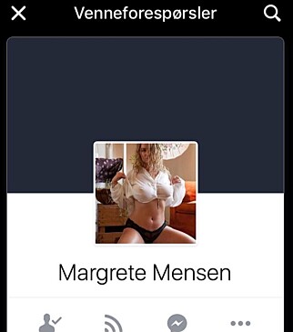 FALSK PROFIL: Profiler som denne har de siste ukene sendt venneforespørsler til flere nordmenn. Foto: Skjermdump / Facebook FALSK PROFIL: Profiler som denne har de siste ukene sendt venneforespørsler til flere nordmenn. Foto: Skjermdump / Facebook