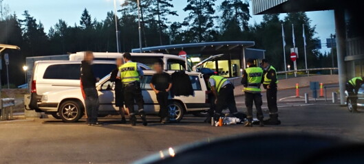 Her stoppes mistenkte høyreekstreme på grensa Her stoppes mistenkte høyreekstreme på grensa