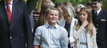 Prins Sverre Magnus har brukket ankelen Prins Sverre Magnus har brukket ankelen
