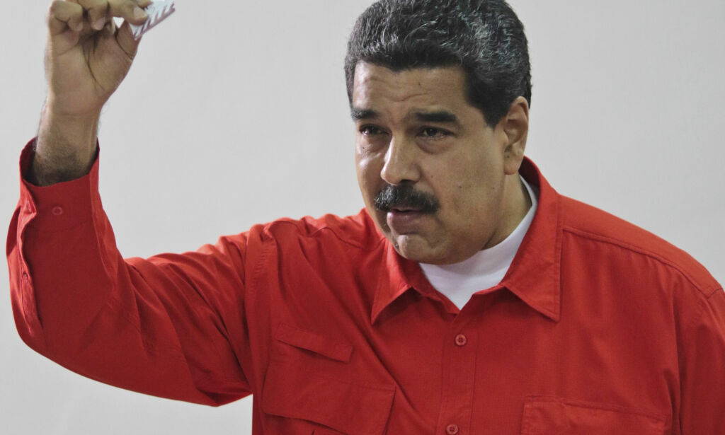 image: Da presidenten i Venezuela skulle stemme, fikk han beskjed om at han ikke eksisterte