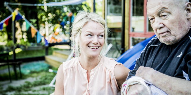 image: På Paulus sykehjem har de både festival og utepils