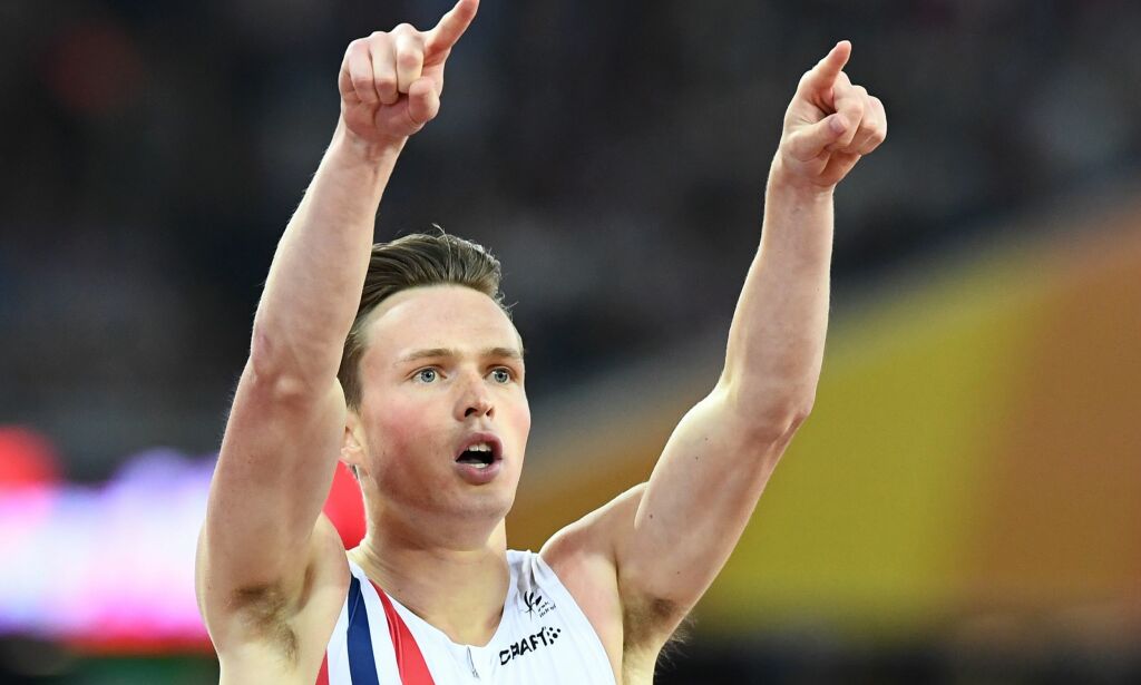 image: Historisk Warholm er verdensmester på 400 meter hekk