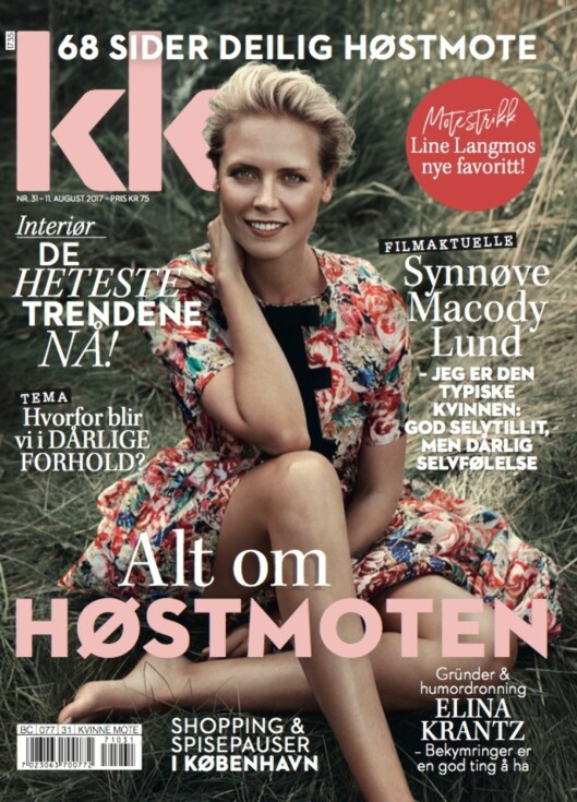 COVER: Synnøve Macody Lund er på coveret av KK nr 31! Foto: Janne Rugland COVER: Synnøve Macody Lund er på coveret av KK nr 31! Foto: Janne Rugland