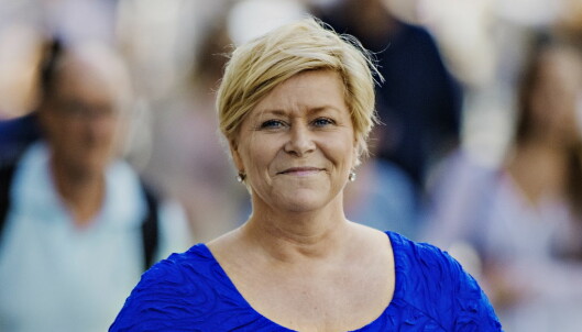 Hun var den eneste partilederen som turte å være med Hun var den eneste partilederen som turte å være med