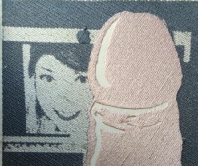 PENISBILDE: Rundt 200 menn har sendt penisbilder til Silje Gabrielsen. Her er et broderi av et av bildene. Foto: Silje Gabrielsen PENISBILDE: Rundt 200 menn har sendt penisbilder til Silje Gabrielsen. Her er et broderi av et av bildene. Foto: Silje Gabrielsen