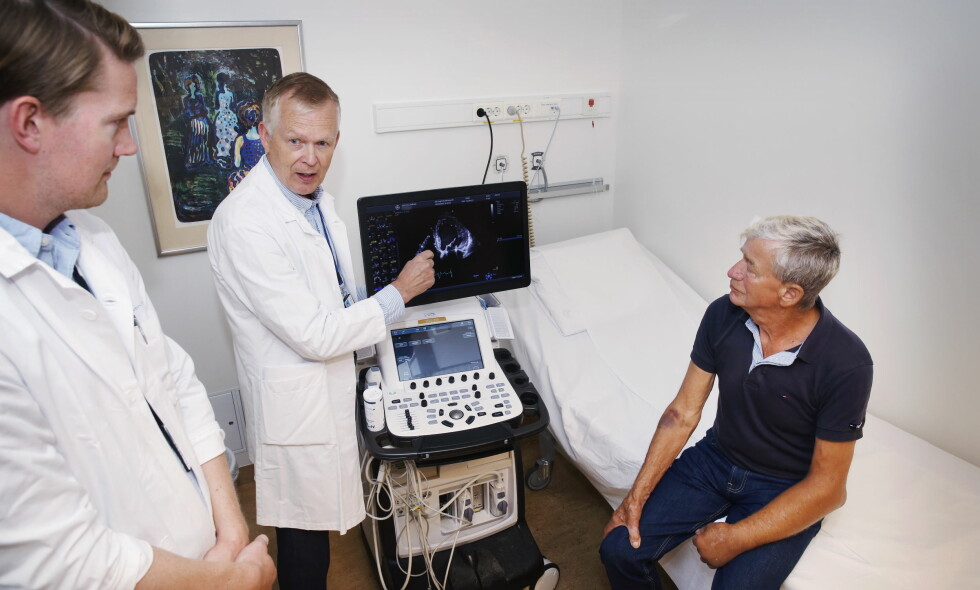 HAR PACEMAKER: Andreas Johnsen (74) er på kontroll på Rikshospitalet. Han har hatt god effekt av pacemakeren han fikk operert inn for hjertesvikt. HAR PACEMAKER: Andreas Johnsen (74) er på kontroll på Rikshospitalet. Han har hatt god effekt av pacemakeren han fikk operert inn for hjertesvikt.