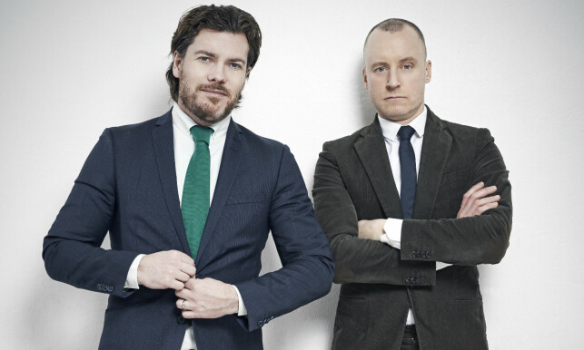 ØKONOMIEKSPERTER: Patrick Grimlund og Magnus Hedberg. Foto: TV3 ØKONOMIEKSPERTER: Patrick Grimlund og Magnus Hedberg. Foto: TV3