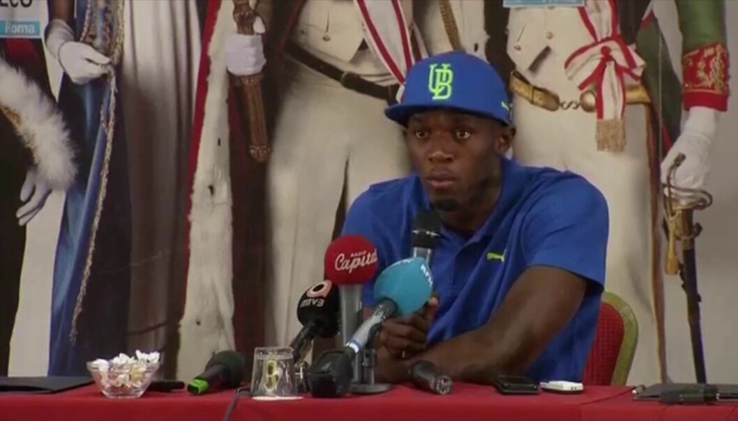 Usain Bolt spøker om Manchester United-karriere Usain Bolt spøker om Manchester United-karriere