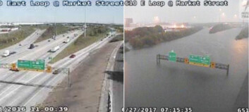 «Katastrofal flom» har rammet Houston. - Kan bli historisk «Katastrofal flom» har rammet Houston. - Kan bli historisk