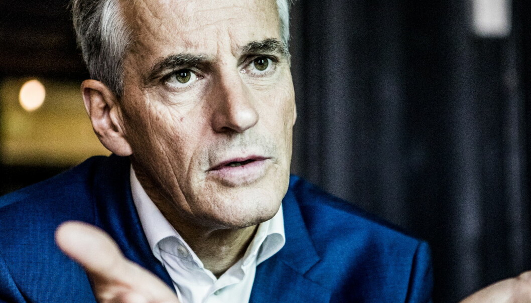 Støre åpner for ren Ap-regjering Støre åpner for ren Ap-regjering
