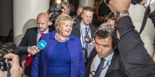 image: Flertallet ser ut til å vippe i borgerlig retning. Det kan de takke Erna for