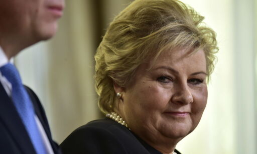 image: Erna taus om stortingspresidenten