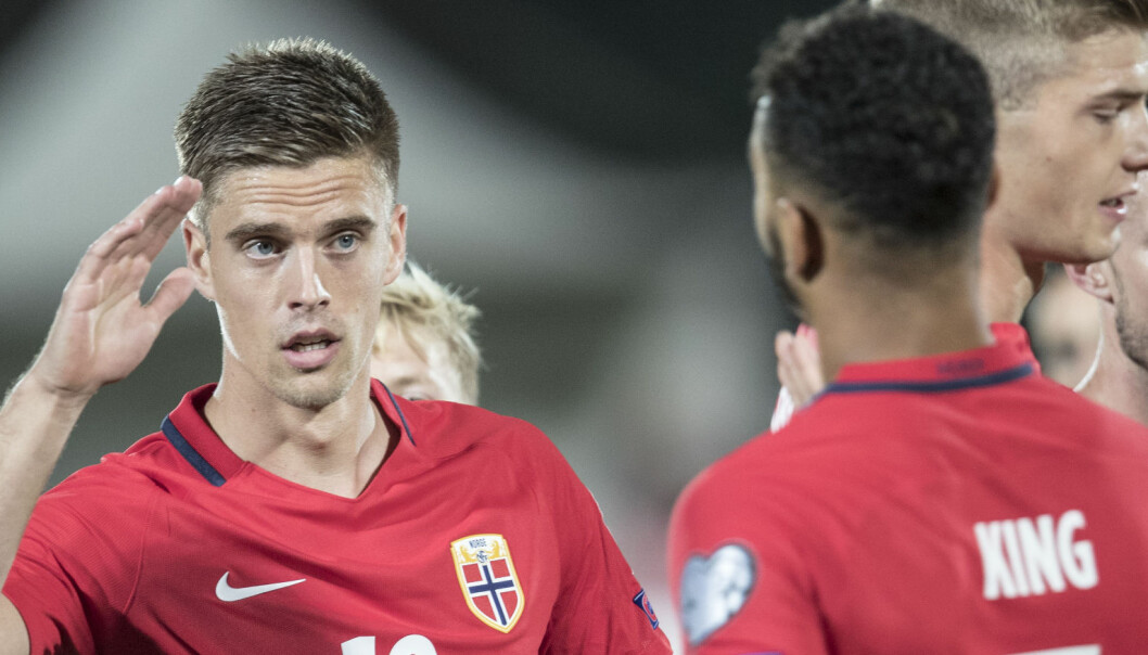 Desperate spillere på San Marino tryglet Norge: - Ro dere ned Desperate spillere på San Marino tryglet Norge: - Ro dere ned