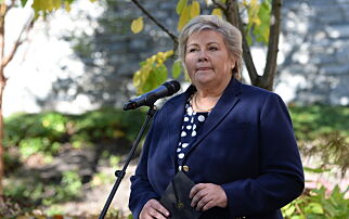 image: Erna Solberg: Kommer ikke til å undertegne avtalen