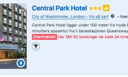 Tommel: Denne tommelen kan være kjøpt av hotellet. Kunden vet derfor ikke om man kan stole på om det er en ekte anbefaling. Tommel: Denne tommelen kan være kjøpt av hotellet. Kunden vet derfor ikke om man kan stole på om det er en ekte anbefaling.