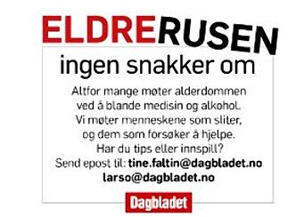 Avslører dramatisk misbruk: - Bestemor drikker i smug Avslører dramatisk misbruk: - Bestemor drikker i smug