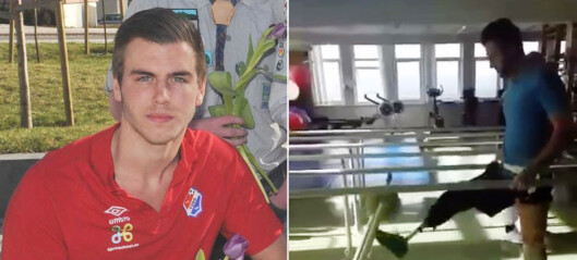 Fikk fotballkarrieren ødelagt da jordskjelvet rammet ferieparadiset. Her trikser Martin (22) med fotballen igjen Fikk fotballkarrieren ødelagt da jordskjelvet rammet ferieparadiset. Her trikser Martin (22) med fotballen igjen