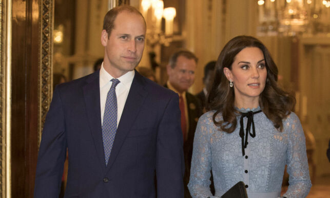 image: Prins William og hertuginne Kate til Norge