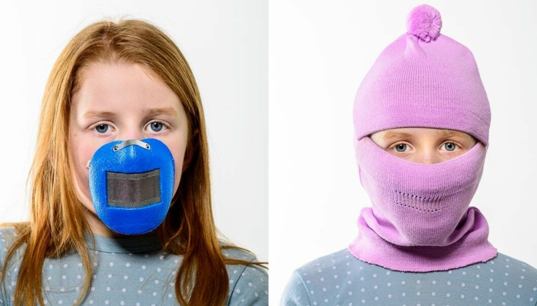 ANBEFALER VARMEMASKE: Varmemasken varmer opp luften før den kommer ned i lungene. Foto: NAAF ANBEFALER VARMEMASKE: Varmemasken varmer opp luften før den kommer ned i lungene. Foto: NAAF