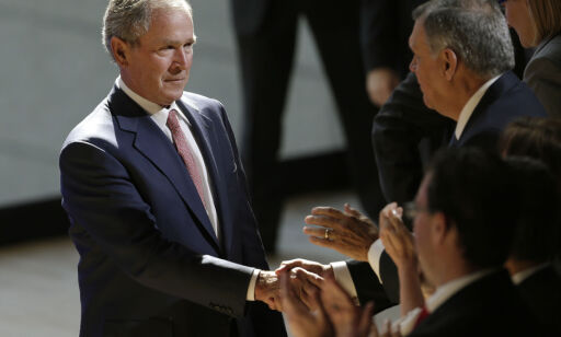 image: Bush slaktet Trump uten å nevne navnet hans