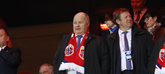 Sterk misnøye med fotballpresidenten Sterk misnøye med fotballpresidenten