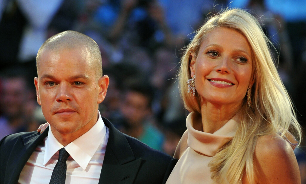 JOBBET SAMMEN: Gwyneth og Matt Damon har spilt sammen i flere filmer. Her kom de sammen under en filmsetival i Venezia i 2011. Foto: NTB Scanpix. JOBBET SAMMEN: Gwyneth og Matt Damon har spilt sammen i flere filmer. Her kom de sammen under en filmsetival i Venezia i 2011. Foto: NTB Scanpix.