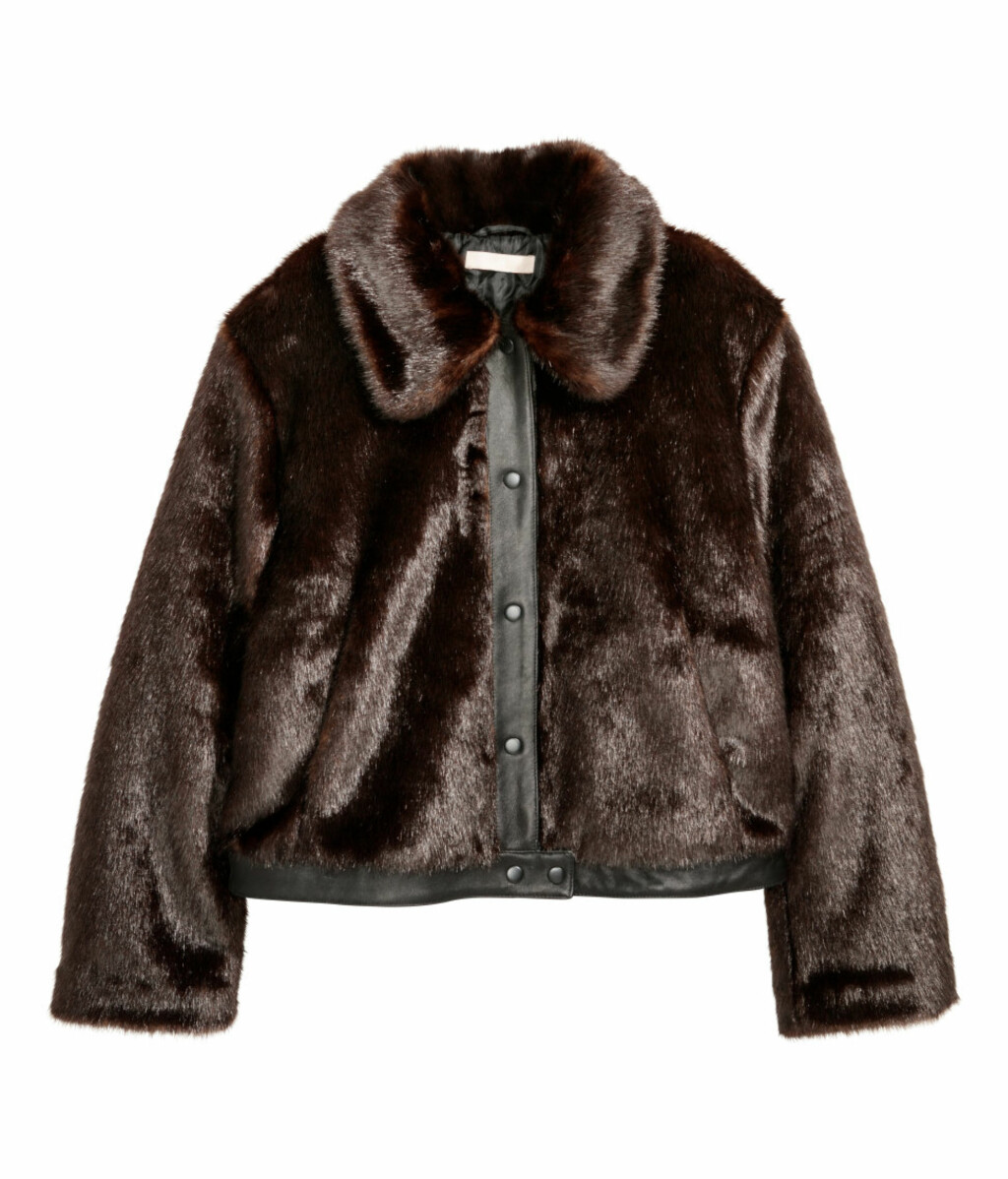 Jakke i fuskepels fra H&M |999,-
