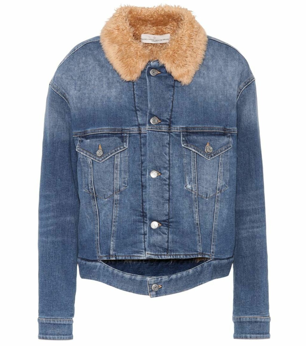 Jakke med fuskepels fra Golden Goose Deluxe Brand via Mytheresa.com |3136,-