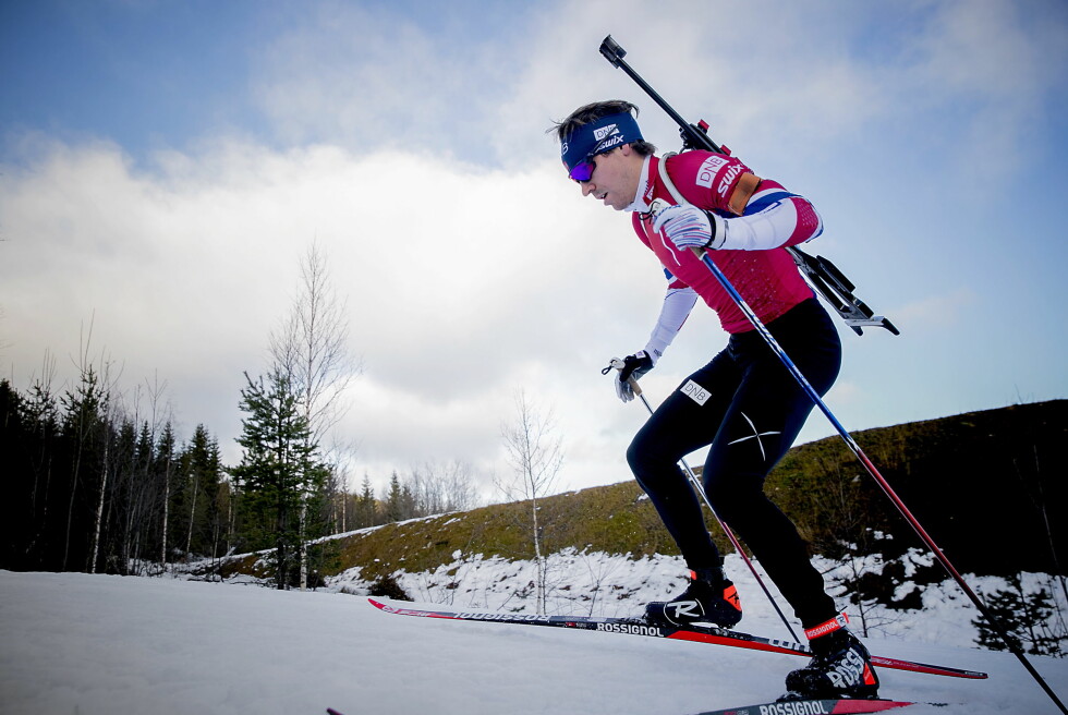 NÅ GÅR DET OPPOVER: Emil Hegle Svendsen hadde en tung sesongoppkjøring i fjor. Nå ser alt bedre ut. Før OL er han et av Norges heteste navn. Foto: Bjørn Langsem NÅ GÅR DET OPPOVER: Emil Hegle Svendsen hadde en tung sesongoppkjøring i fjor. Nå ser alt bedre ut. Før OL er han et av Norges heteste navn. Foto: Bjørn Langsem