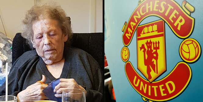 Tordis (90) får ikke lenger se favorittlaget Manchester United på sykehjemmet Tordis (90) får ikke lenger se favorittlaget Manchester United på sykehjemmet